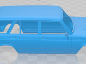 vaz lada zhiguli 21041 - 2006 printable body car 3D-printmodel