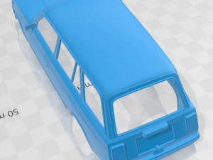 vaz lada zhiguli 21041 - 2006 printable body car 3D Print Model