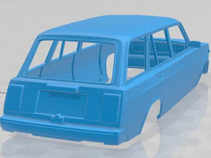 vaz lada zhiguli 21041 - 2006 printable body car 3D Print Model
