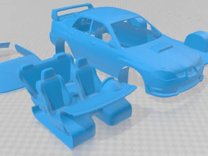 subaru impreza wrx sti 2006 printable car 3D Print Model