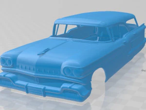 oldsmobile dynamic 88 holiday sw 1958 printable body car 3D Print Model