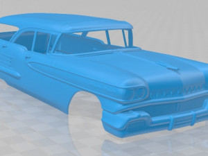 oldsmobile dynamic 88 holiday sw 1958 printable body car Modelo de Impressão 3D