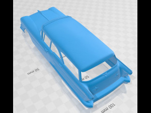 oldsmobile dynamic 88 holiday sw 1958 printable body car Modelo de Impressão 3D