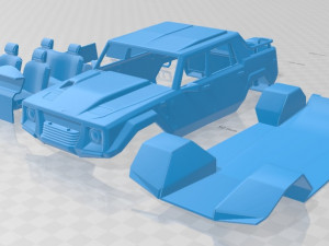 lm002 pickup 1986 printable car 3D Print Model