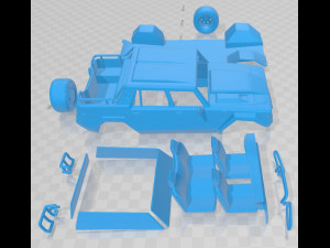 lm002 pickup 1986 printable car 3D printmodel