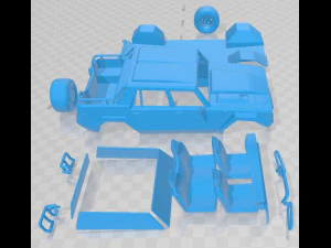 lm002 pickup 1986 printable car 3D Print Model