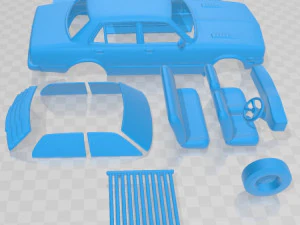 toyota corona sedan 1975 printable car 3D Print Model