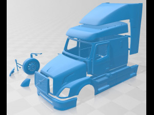 volvo vah 630 2012 printable cabin truck 3D Print Model