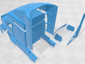 volvo vah 630 2012 printable cabin truck 3D प्रिंट मॉडल