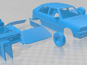 lancia delta hf 1986 printable car 3Dプリントモデル