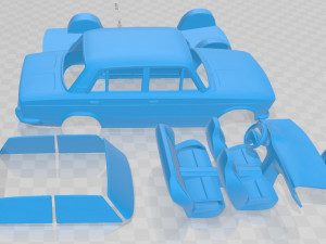vaz zhiguli 2103 1972 printable car 3D Принт Модель