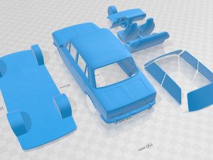 vaz zhiguli 2103 1972 printable car 3D Принт Модель