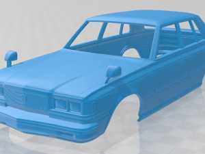 toyota crown sedan 1979 printable body car 3D Print Model