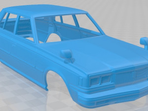 toyota crown sedan 1979 printable body car 3Dプリントモデル