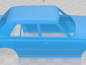 toyota crown sedan 1979 printable body car 3Dプリントモデル