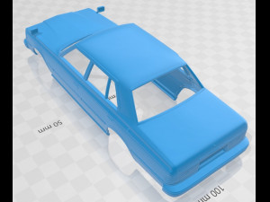 toyota crown sedan 1979 printable body car 3Dプリントモデル