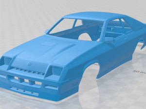 charger l body 1987 printable body car 3D Print Model