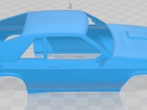charger l body 1987 printable body car 3D Print Model