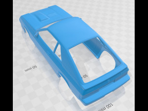 charger l body 1987 printable body car 3D Print Model