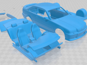 m3 e36 1992 printable car Modèles 3D en vedette