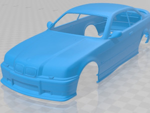 m3 e36 1992 printable body car 3D प्रिंट मॉडल