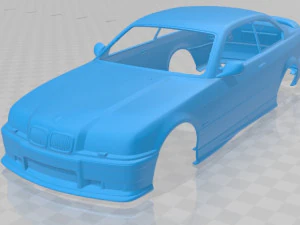 m3 e36 1992 printbare carrosserieauto 3D printmodel