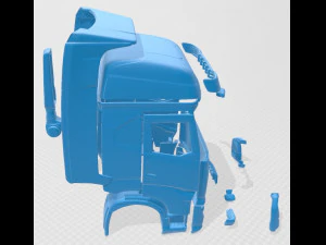iveco s way 2020 printable cabin truck 3D Print Model