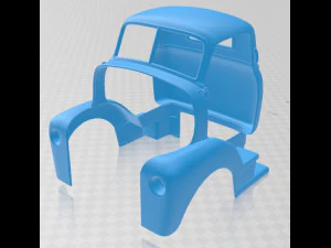 coe 1948 printable cabin truck 3D Print Model
