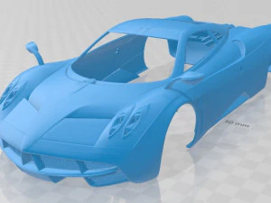 pagani huayra 2012 printable body car 3D Print Model