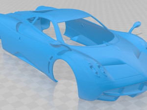 pagani huayra 2012 printable body car 3Dプリントモデル