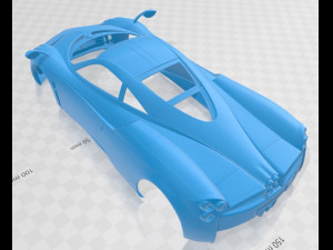 pagani huayra 2012 printable body car 3Dプリントモデル