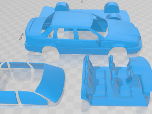 volvo 850 sedan 1992 printable car 3D 프린트 모델