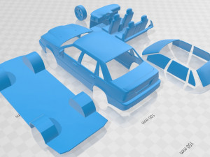 volvo 850 sedan 1992 printable car 3D 프린트 모델