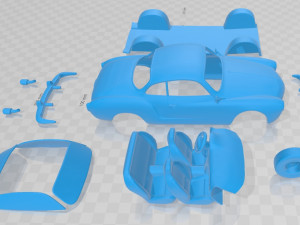volkswagen karmann ghia coupe 1955 printable car Model do druku 3D