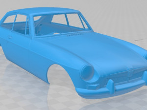 mg mgb gt 1965 printable body car 3D 打印模型