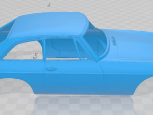 mg mgb gt 1965 printable body car 3D 打印模型