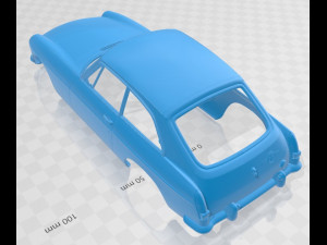 mg mgb gt 1965 printable body car 3D 打印模型