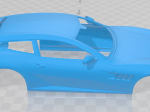 ferrari gtc4 lusso 2017 printable body car 3D-Druckmodell