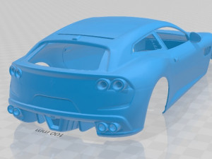 ferrari gtc4 lusso 2017 printable body car 3D-Druckmodell