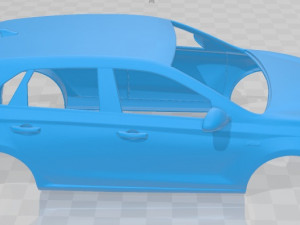hyundai i30 n-line 2019 printable body car 3D Принт Модель