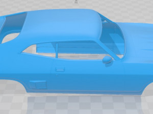 falcon gt coupe 1973 printable body car 3D Baskı Modeli