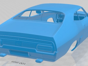 falcon gt coupe 1973 printable body car 3D Baskı Modeli