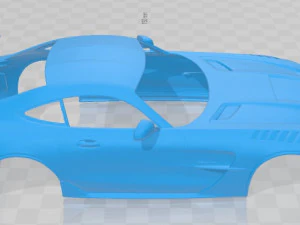 mercedes benz amg gt black series 2021 printable body car 3D Print Model