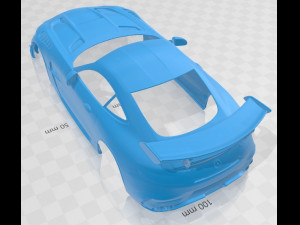 mercedes benz amg gt black series 2021 printable body car Modelo de Impressão 3D