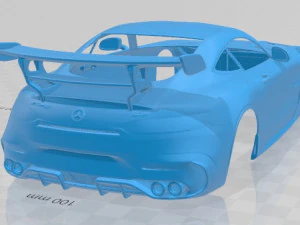 mercedes benz amg gt black series 2021 printable body car 3D Print Model