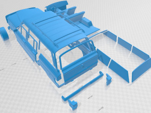 wagoneer 1978 printable car 3D Принт Модель