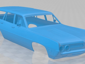 torino 500 station wagon 1971 printable body car Modelo de Impressão 3D