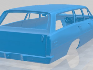 torino 500 station wagon 1971 printable body car Modelo de Impressão 3D
