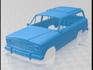 carro de carrocer&iacute;a imprimible wagoneer 1978 Modelo de impresión 3D