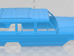 wagoneer 1978 printable body car 3D Druckmodell